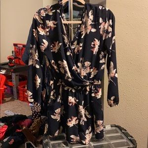 Floral romper size large